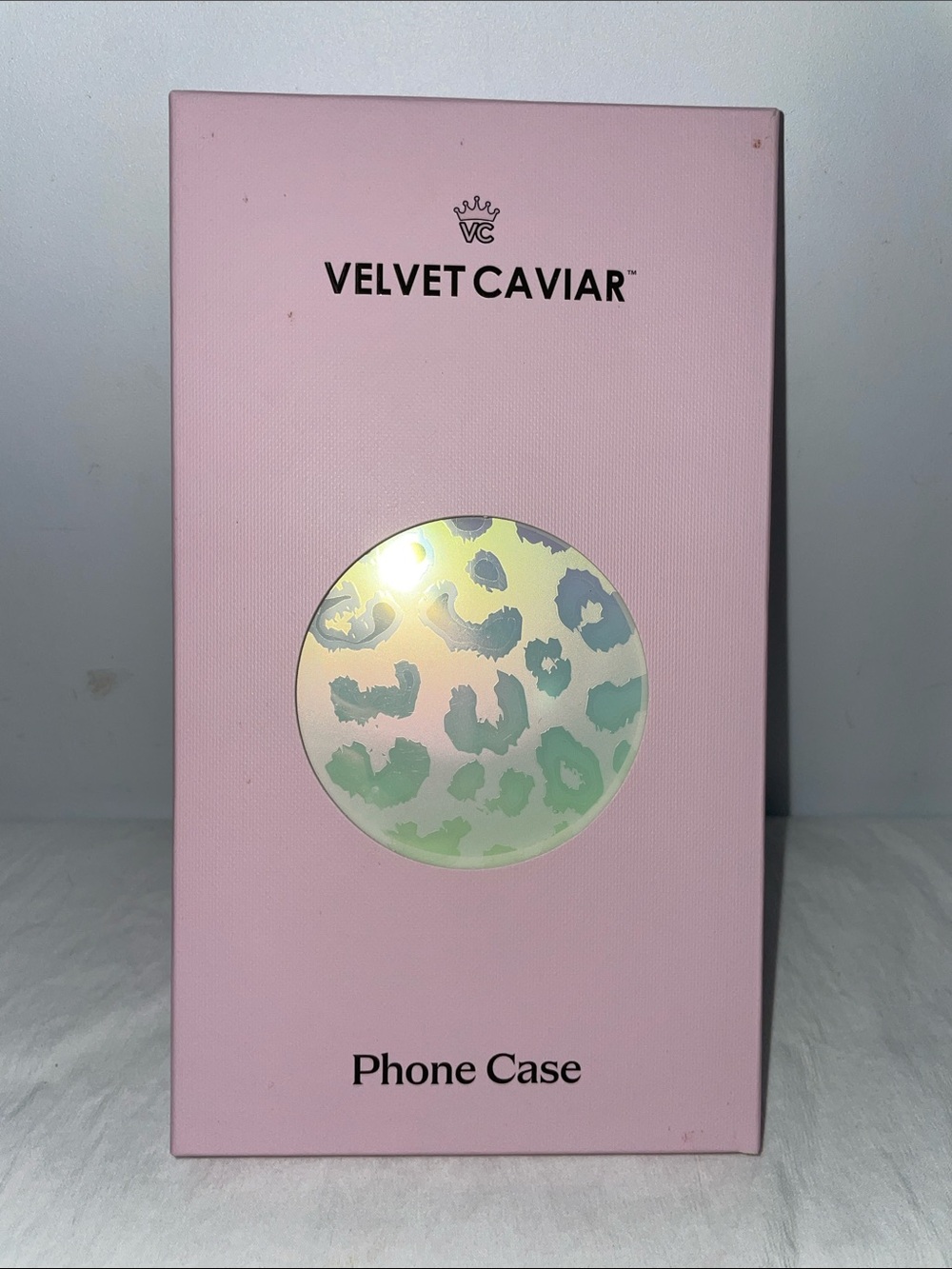 VELVET CAVIAR WHITE OPAL LEOPARD iPHONE 16 PRO MAX PHONE CASE FTL-06-156
